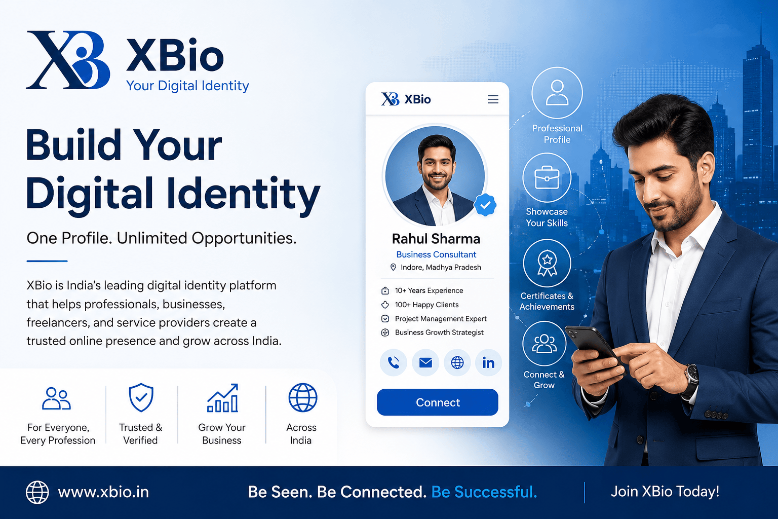 XBio – Your Digital Identity: Empowering Professionals Across India